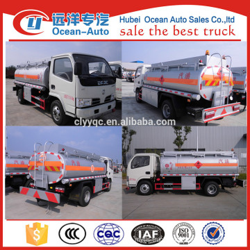 5000L Dongfeng 4x2 fuel tanker truck dimensions